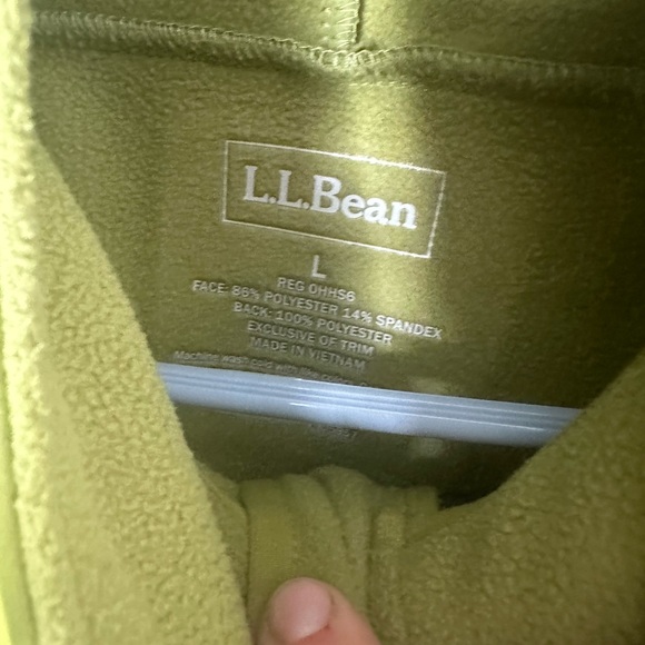 L.L. BEAN Green Soft Shell Jacket OHHS6 Womens L - Picture 3 of 4